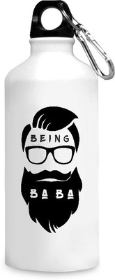 

Motivate box India Being Baba design printed sipper bottles - 750 ml. 750 ml Sipper(Pack of 1, White), Multicolor