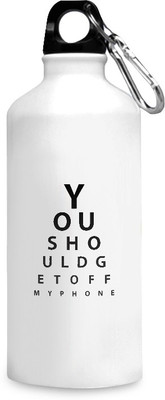 

Motivate box India Get Off My Phone design, printed sipper bottles - 750 ml. 750 ml Sipper(Pack of 1, White), Multicolor