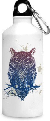 

Motivate box India Owl stencil design printed sipper bottles - 750 ml. 750 ml Sipper(Pack of 1, White), Multicolor