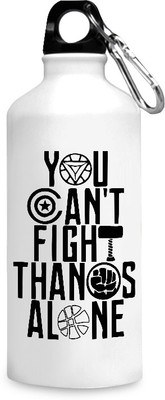 

Motivate box India You Can't Fight Thanos Alone- Infinity Wars printed sipper bottles - 750 ml. 750 ml Sipper(Pack of 1, White), Multicolor