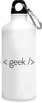 

Motivate box India 'Geek' in HTML code design printed sipper bottles - 750 ml. 750 ml Sipper(Pack of 1, White), Multicolor