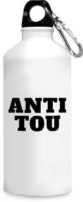 

Motivate box India Anti You quote design printed sipper bottles - 750 ml. 750 ml Sipper(Pack of 1, White), Multicolor