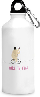 

Motivate box India Dare to fail quote design printed sipper bottles - 750 ml. 750 ml Sipper(Pack of 1, White), Multicolor