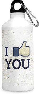 

Motivate box India I Like You Design printed sipper bottles - 750 ml. 750 ml Sipper(Pack of 1, White), Multicolor