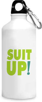 

Motivate box India Suit Up! quote design printed sipper bottles - 750 ml. 750 ml Sipper(Pack of 1, White), Multicolor