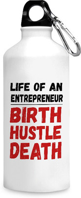 

Motivate box India Life of an entrepreneur quote design printed sipper bottles - 750 ml. 750 ml Sipper(Pack of 1, White), Multicolor