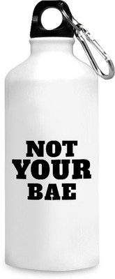 

Motivate box India Not your Bae design printed sipper bottles - 750 ml. 750 ml Sipper(Pack of 1, White), Multicolor