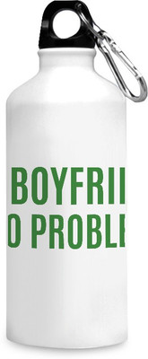 

Motivate box India No Boyfriend No Problem quote design printed sipper bottles - 750 ml. 750 ml Sipper(Pack of 1, White), Multicolor