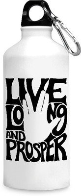 

Motivate box India Live long and Prosper- Star trek design, printed sipper bottles - 750 ml. 750 ml Sipper(Pack of 1, White), Multicolor