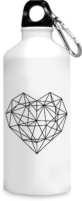 

Motivate box India Heart With Connected Dots Vector Design printed sipper bottles - 750 ml. 750 ml Sipper(Pack of 1, White), Multicolor