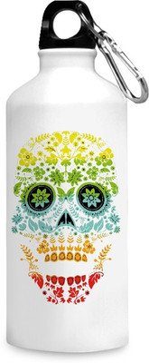 

Motivate box India Floral skull design printed sipper bottles - 750 ml. 750 ml Sipper(Pack of 1, White), Multicolor
