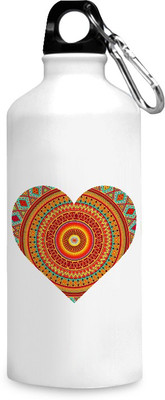 

Motivate box India Ethnic heart shapped pattern design printed sipper bottles - 750 ml. 750 ml Sipper(Pack of 1, White), Multicolor
