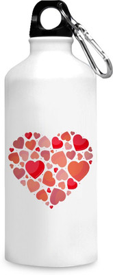 

Motivate box India Valentine Gift Pattern of colorful hearts printed sipper bottles - 750 ml. 750 ml Sipper(Pack of 1, White), Multicolor