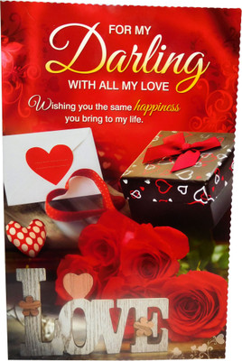 

Siddhi Gifts For My Darling - Love Greeting Cards For Girlfriend Greeting Card(Red, Pack of 1)