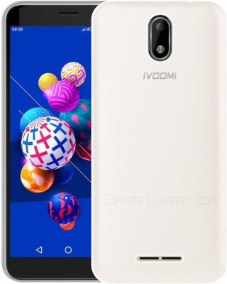 CASE CREATION Back Cover for iVoomi iPro(Transparent, Dual Protection, Silicon, Pack of: 1)