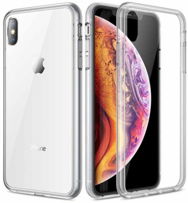 CASE CREATION Back Cover for Apple iPhone XS(Transparent, Dual Protection, Silicon, Pack of: 1)