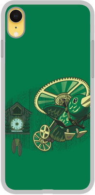 Casotec Back Cover for Apple iPhone XR(Transparent, Silicon, Pack of: 1)