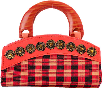 

VIRUSHKA Casual Red Clutch