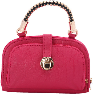 

VIRUSHKA Casual Pink Clutch