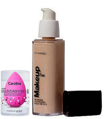 

caroline Sponge Puff& Makeup Pro Long Wear Foundation(Set of 2)