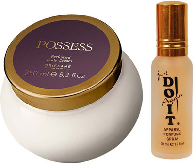 

Oriflame Sweden Possess Perfumed Body Cream Eau De Parfum with one do it perfume 30 ml(Set of 2)