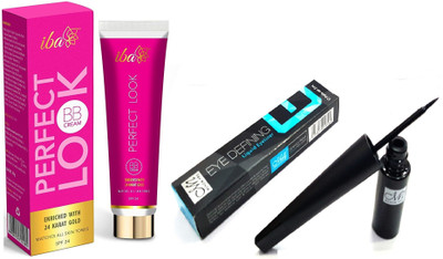 

iba halal care Iba bb cream with eyeliner(Set of 2)