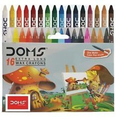 

DOMS Long Wax Crayons(Multicolor)