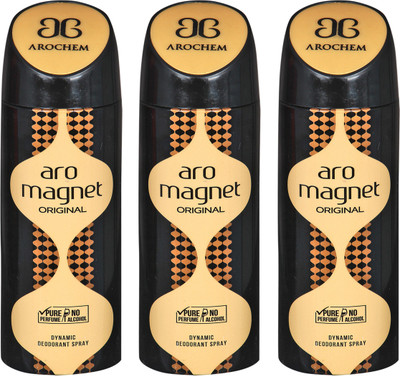 

Arochem B-350 DEODORANT SPRAY NO ALCOHOL PURE PERFUME DYNAMIC BODY SPRAY Deodorant Spray Deodorant Spray - For Men & Women(200 ml, Pack of 3)