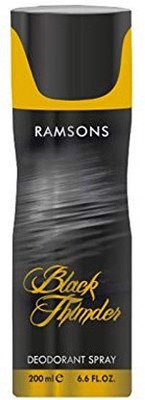 

RAMSONS BLACK THUNDER DEODRANT BODY SPRAY 200ml Deodorant Spray - For Men(200 ml)