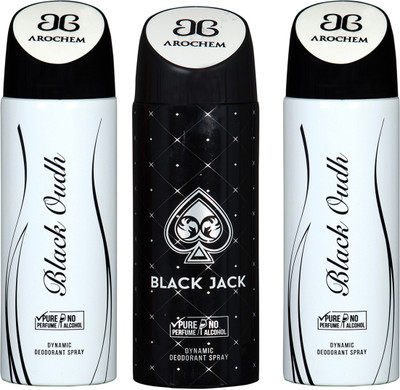 

Arochem B-277 DEODORANT SPRAY NO ALCOHOL PURE PERFUME DYNAMIC BODY SPRAY Deodorant Spray Deodorant Spray - For Men & Women(200 ml, Pack of 3)