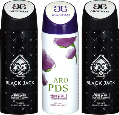 

Arochem B-256 DEODORANT SPRAY NO ALCOHOL PURE PERFUME DYNAMIC BODY SPRAY Deodorant Spray Deodorant Spray - For Men & Women(200 ml, Pack of 3)