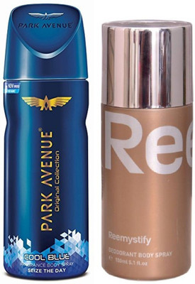 

Park Avenue COOL BLUE Body Spray - For Men(315 ml, Pack of 2)