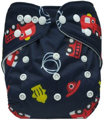 

Triple B Reusable Baby Washable Cloth Diaper Nappies / Reusable Cover Diaper (Without Insert Pad) - Blue Planet - L