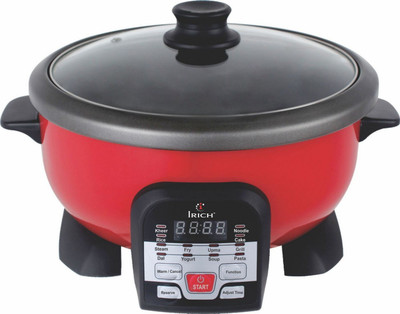 

irich IMRC305 Electric Rice Cooker with Steaming Feature(3.5, Red)