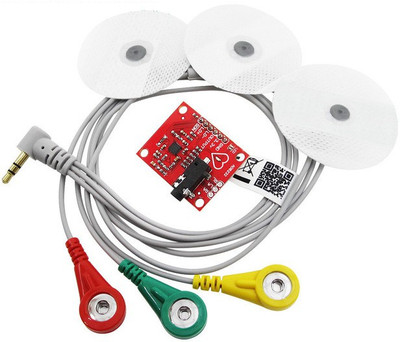 

PrimeRobotics ECG Module AD8232 Pulse Heart Monitoring Sensor Module Kit Educational Electronic Hobby Kit