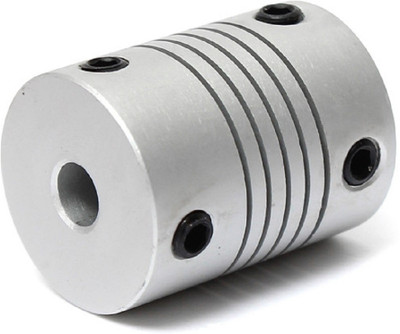 

Robodo Aluminium Flexible Shaft Coupling 5mm x 5mm for CNC Motors Electronic Components Electronic Hobby Kit