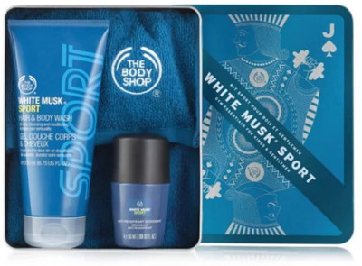 

The Body Shop Gift White Musk Sport for Men For Husband Boyfriend Brother Father on Birthday or Special Festive Gift Pack 200 ml(Set of 3)