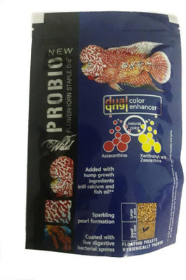 

Aquatic Remedies New Wild Probio Flowerhorn Staple Fish Food Small Pellet Manual Fish Feeder(100 g)