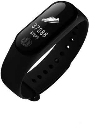 

nick jones M3 Band_m3 fitness band||Heart rate band||Health Watch||Calories Tracker Band fb04 Fitness Band(Black)