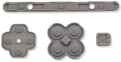 

TCOS Tech 3DS XL 3DS LL Console Conductive Rubber Pad Silicone Button Pads Gaming Accessory Kit(Grey, For Wii)