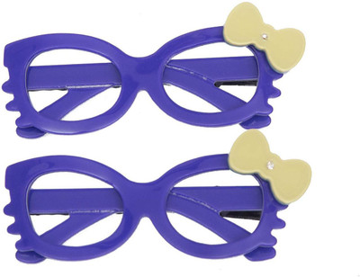 

Chooz Designer Studio Blue Hair Gogals Clips (Pair-1) Hair Accessory Set, Hair Clip(Blue)