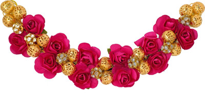 

AASA Party Wear Hair Gajra for Party Hair Accessory Set(Multicolor)