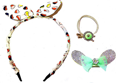 

Proplady Princess Designer Butterfly Hair Accessories Gift Pack (Set of 3) |Hair Accessories for Newborns and Baby Girls Hair Band, Head Band, Hair Clip, Hair Accessory Set(Multicolor)