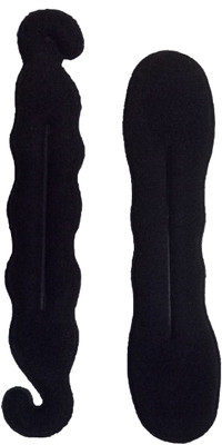 

GULZAR Hair Styling Clip Bun/Juda Maker Braid Tool OBB-02-9225 (2 Pieces) Hair Clip (Black) Hair Accessory Set(Black)