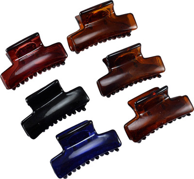 

Saamarth Impex Multicolor Latest Trendy Hair Accessories Girls & Woman Dailywear Hair Clips Set Of 6 Piece Hair Clip(Multicolor)