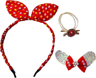 

Proplady Princess Designer Butterfly Hair Accessories Gift Pack (Set of 3) |Hair Accessories for Newborns and Baby Girls Hair Band, Head Band, Hair Clip, Hair Accessory Set(Multicolor)