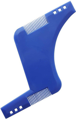 

Bueno Beard Shaping Comb For Men And Boys Blue Color, Beard Styling Template Tool Salon Use, Pack Of 1