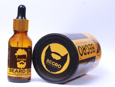 BEGRO Beard & Moustache Growth Oil - 100% Ayurvedic Hair Oil(35 ml)