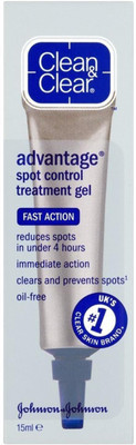 

Clean & Clear Advantage Spot Control Treatment Gel, Fast Action, 15ml Hair Gel(15 ml)
