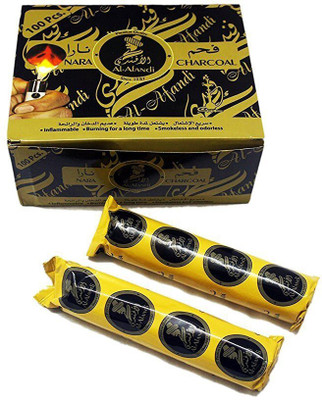 SCORIA Instant Burn Smoker 10 Disc Roll Hookah Magic Alfandi Hookah Charcoals(Pack of 10)